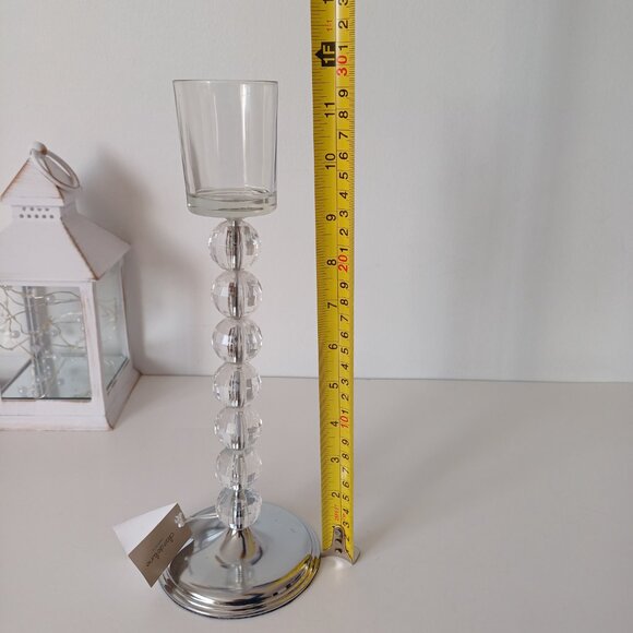 Clair de lune Ambiance Crystal Candlestick Candle Holder 11,5'' NWT - Picture 6 of 10